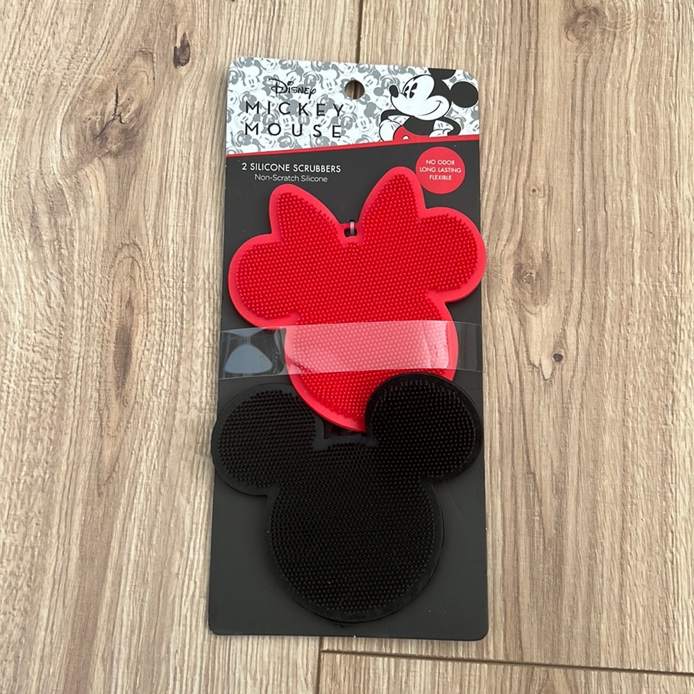 Disney Mickey & Minnie Silicone Dish Scrubbers